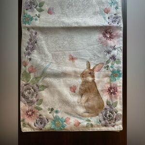 Easter bunny spring table runner